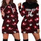 custom-text-and-number-dragons-rugby-hoodie-dress-polynesian-tribal-mix-tropical-hawaiian-style