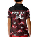 custom-text-and-number-dragons-rugby-kid-polo-shirt-polynesian-tribal-mix-tropical-hawaiian-style