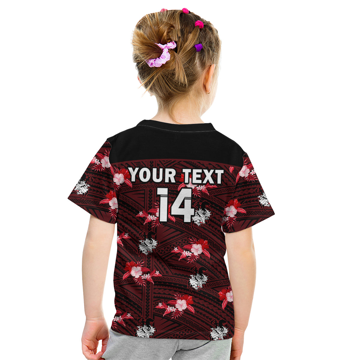 custom-text-and-number-dragons-rugby-kid-t-shirt-polynesian-tribal-mix-tropical-hawaiian-style