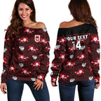 custom-text-and-number-dragons-rugby-off-shoulder-sweater-polynesian-tribal-mix-tropical-hawaiian-style
