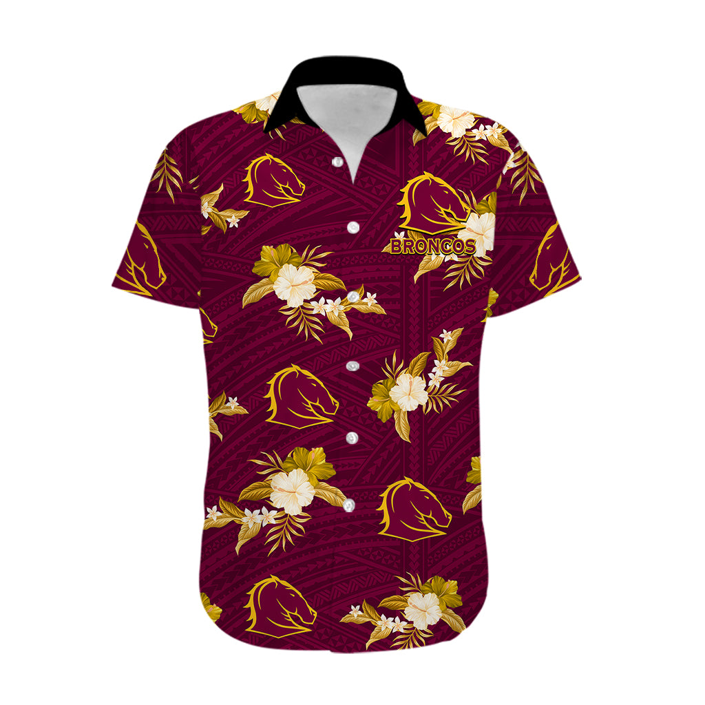 custom-text-and-number-broncos-rugby-hawaiian-shirt-polynesian-tribal-mix-tropical-hawaiian-style