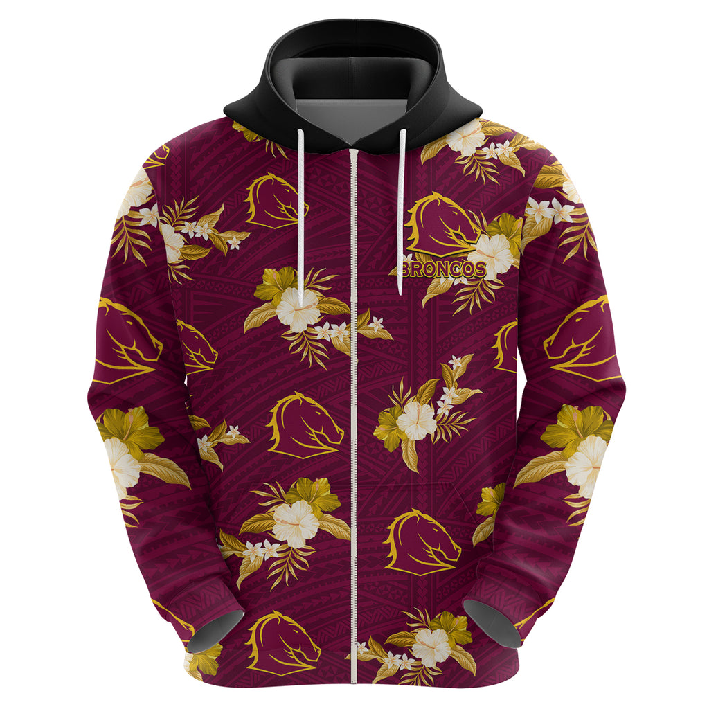 custom-text-and-number-broncos-rugby-hoodie-polynesian-tribal-mix-tropical-hawaiian-style