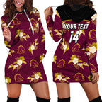 custom-text-and-number-broncos-rugby-hoodie-dress-polynesian-tribal-mix-tropical-hawaiian-style