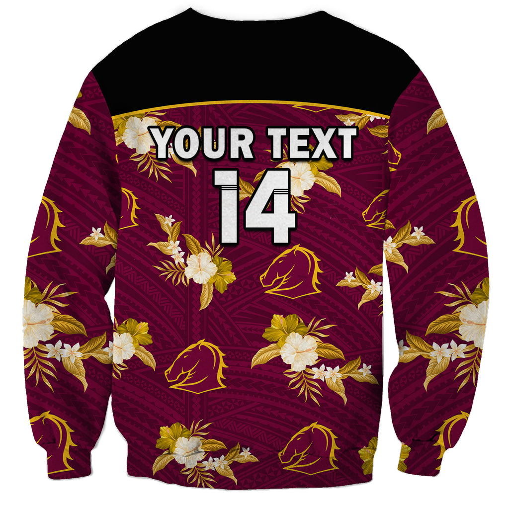 custom-text-and-number-broncos-rugby-sweatshirt-polynesian-tribal-mix-tropical-hawaiian-style