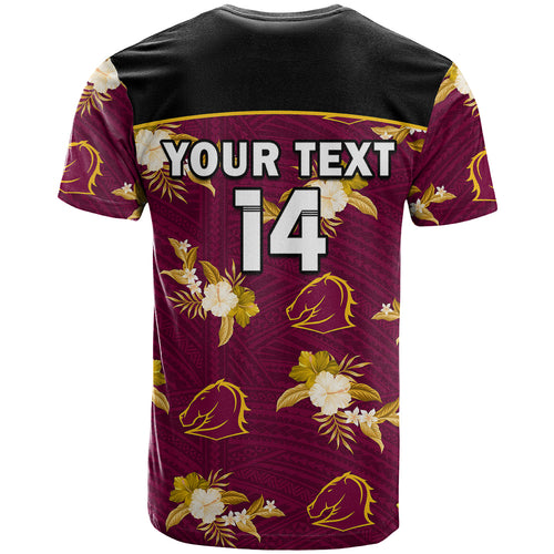 custom-text-and-number-broncos-rugby-t-shirt-polynesian-tribal-mix-tropical-hawaiian-style