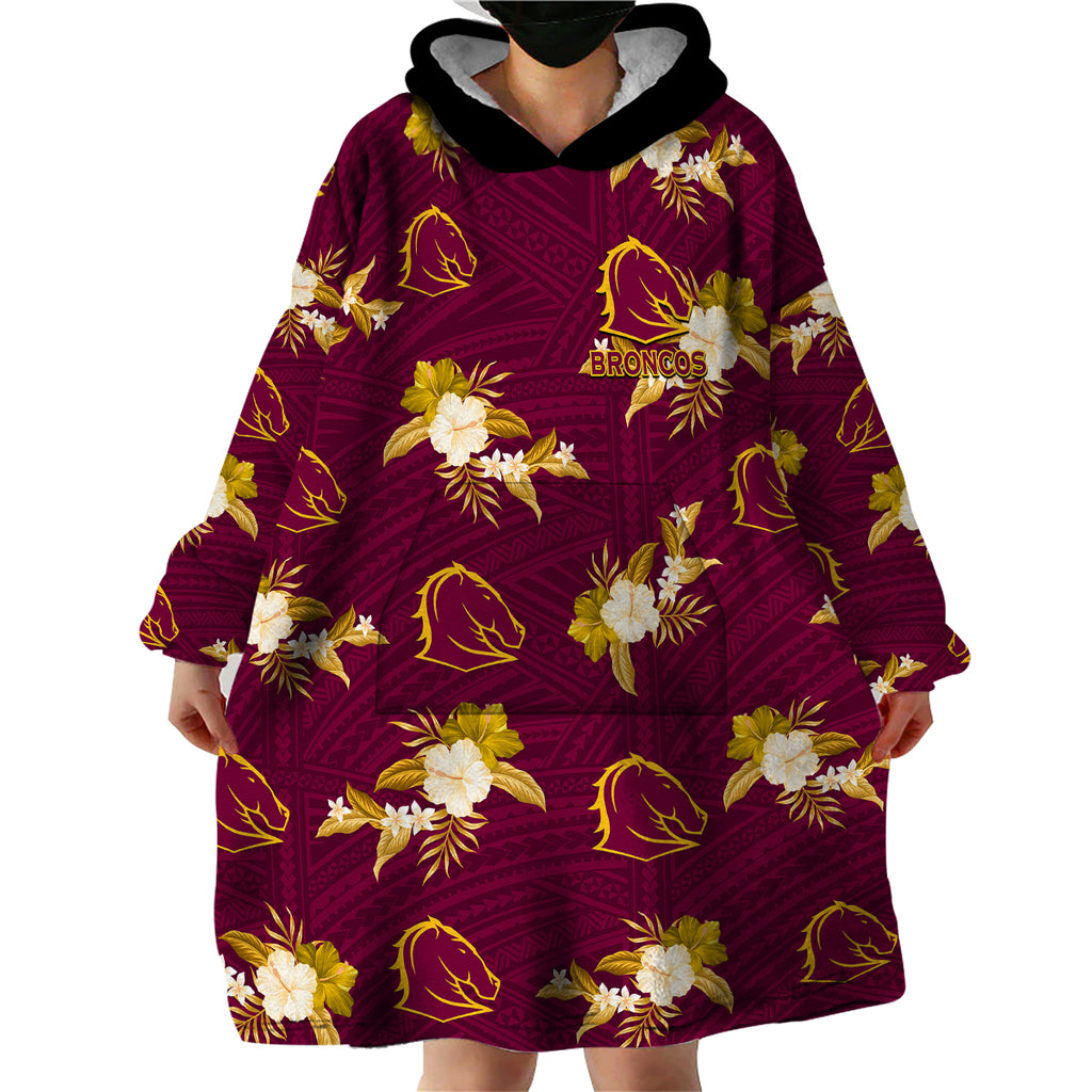 custom-text-and-number-broncos-rugby-wearable-blanket-hoodie-polynesian-tribal-mix-tropical-hawaiian-style