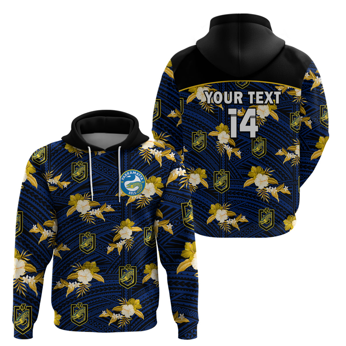 custom-text-and-number-parramatta-eels-rugby-hoodie-polynesian-tribal-mix-tropical-hawaiian-style