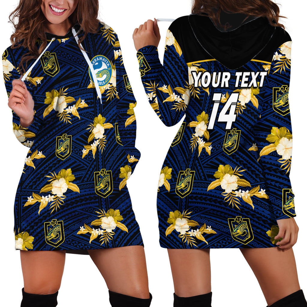 custom-text-and-number-parramatta-eels-rugby-hoodie-dress-polynesian-tribal-mix-tropical-hawaiian-style