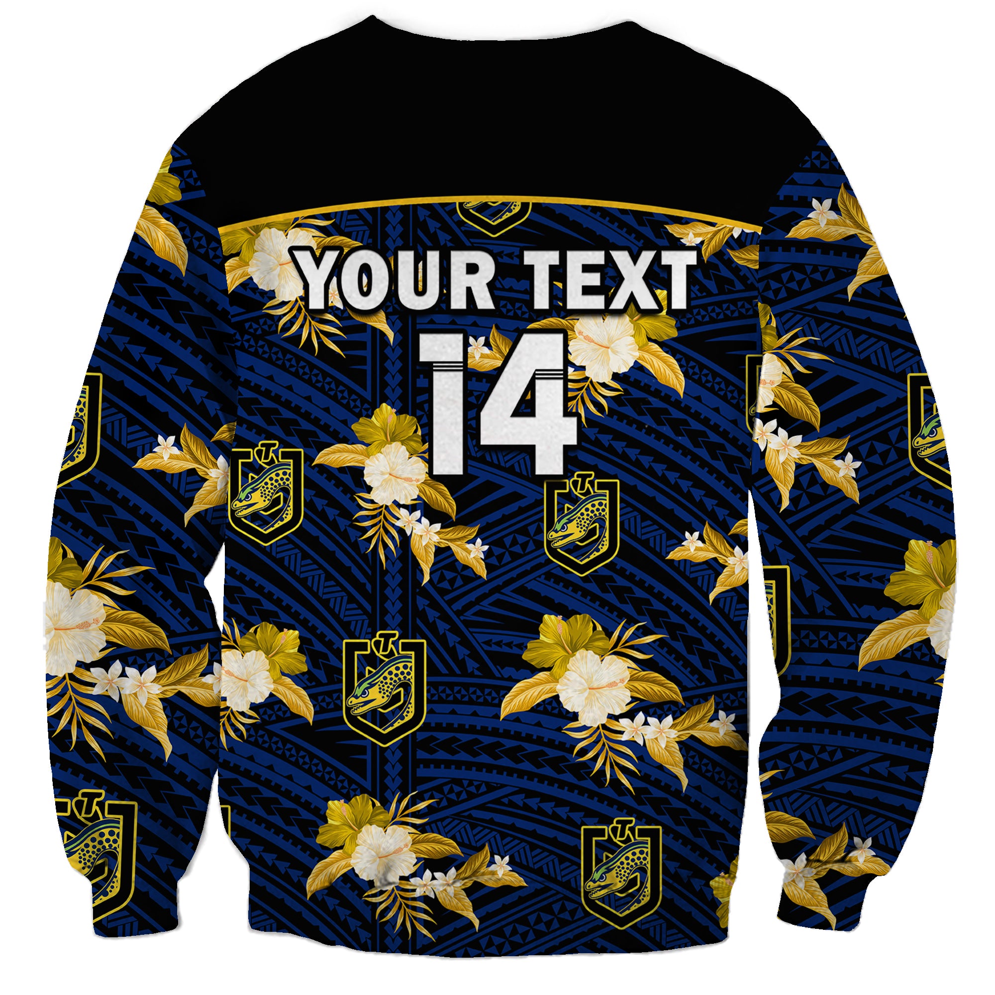 custom-text-and-number-parramatta-eels-rugby-sweatshirt-polynesian-tribal-mix-tropical-hawaiian-style