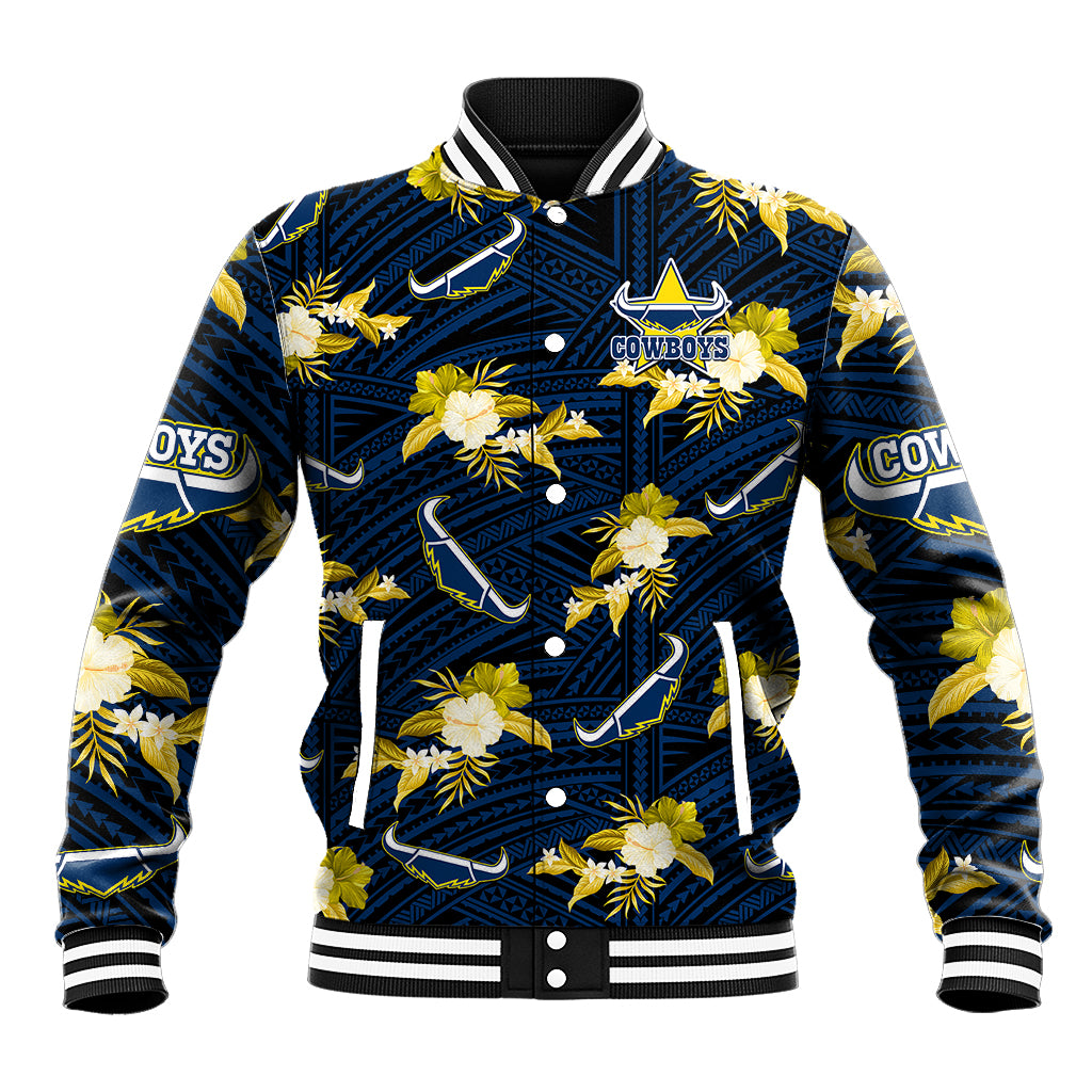 custom-text-and-number-cowboys-rugby-baseball-jacket-polynesian-tribal-mix-tropical-hawaiian-blue-style