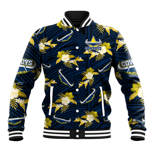 custom-text-and-number-cowboys-rugby-baseball-jacket-polynesian-tribal-mix-tropical-hawaiian-blue-style