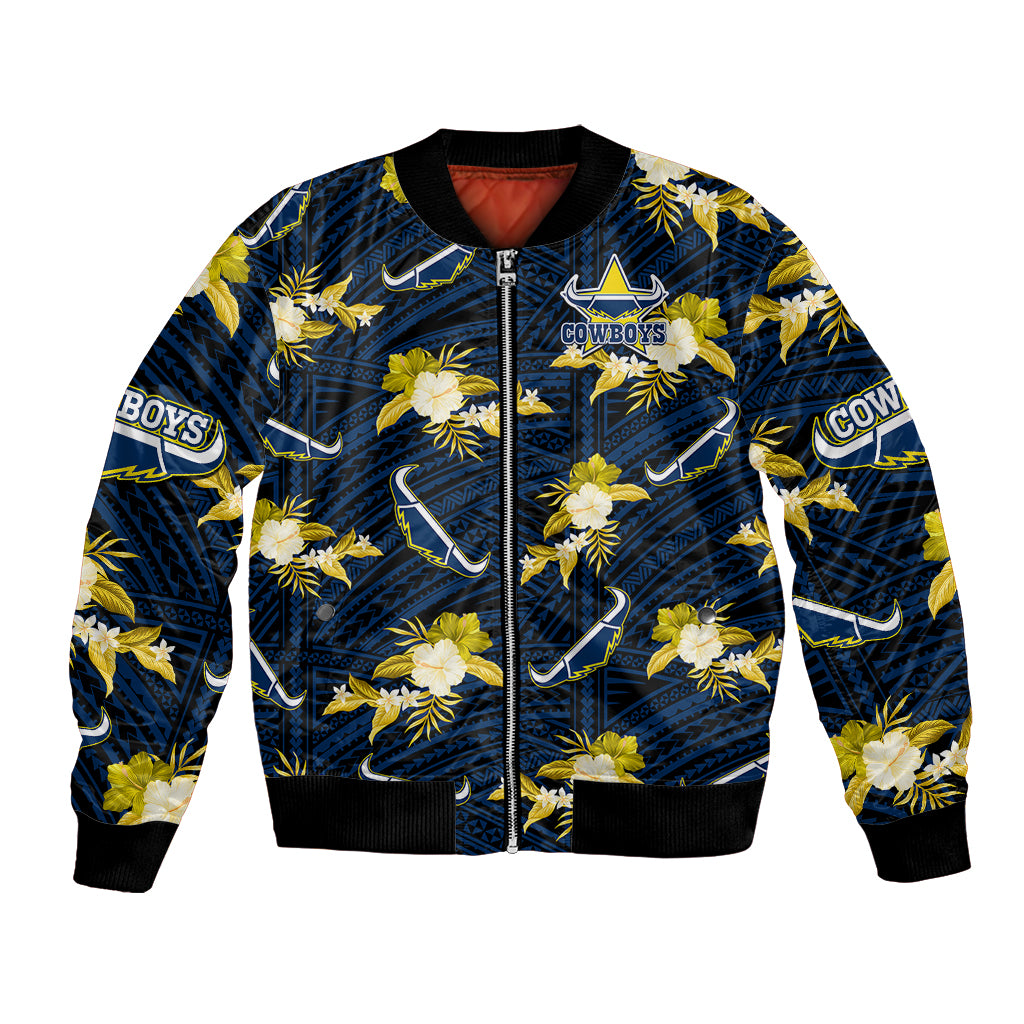 custom-text-and-number-cowboys-rugby-bomber-jacket-polynesian-tribal-mix-tropical-hawaiian-blue-style