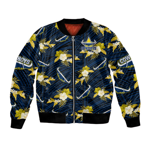 custom-text-and-number-cowboys-rugby-bomber-jacket-polynesian-tribal-mix-tropical-hawaiian-blue-style