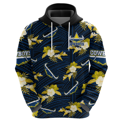 custom-text-and-number-cowboys-rugby-hoodie-polynesian-tribal-mix-tropical-hawaiian-blue-style