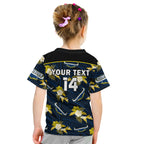 custom-text-and-number-cowboys-rugby-kid-t-shirt-polynesian-tribal-mix-tropical-hawaiian-blue-style