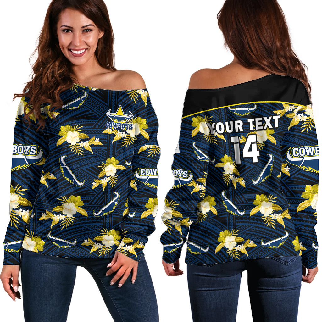 custom-text-and-number-cowboys-rugby-off-shoulder-sweater-polynesian-tribal-mix-tropical-hawaiian-blue-style