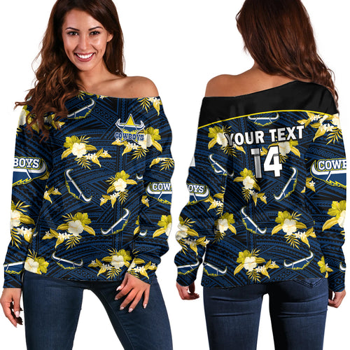 custom-text-and-number-cowboys-rugby-off-shoulder-sweater-polynesian-tribal-mix-tropical-hawaiian-blue-style