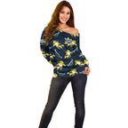 custom-text-and-number-cowboys-rugby-off-shoulder-sweater-polynesian-tribal-mix-tropical-hawaiian-blue-style