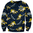 custom-text-and-number-cowboys-rugby-sweatshirt-polynesian-tribal-mix-tropical-hawaiian-blue-style