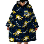 custom-text-and-number-cowboys-rugby-wearable-blanket-hoodie-polynesian-tribal-mix-tropical-hawaiian-blue-style