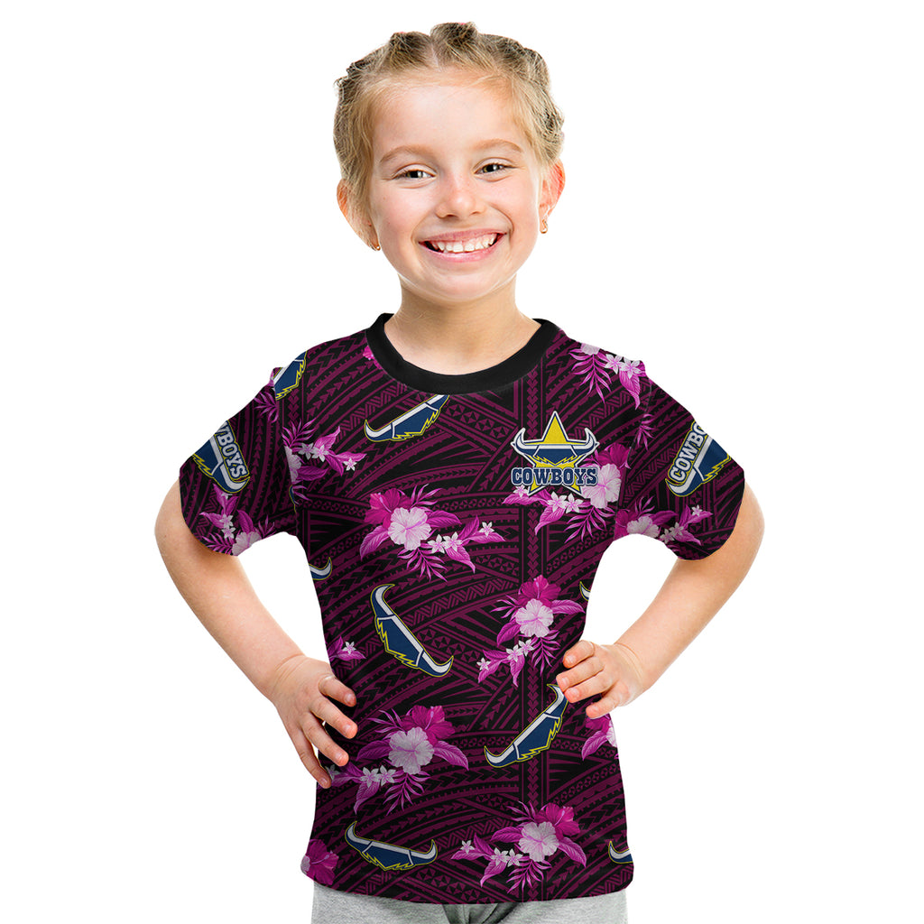 custom-text-and-number-cowboys-rugby-kid-t-shirt-polynesian-tribal-mix-tropical-hawaiian-pink-style