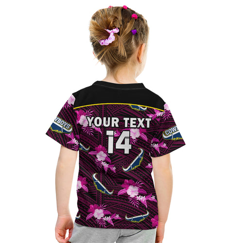 custom-text-and-number-cowboys-rugby-kid-t-shirt-polynesian-tribal-mix-tropical-hawaiian-pink-style