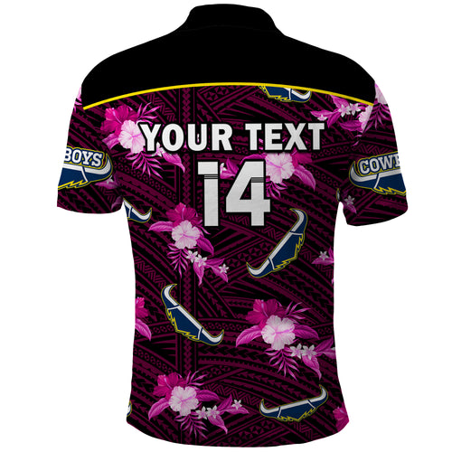 custom-text-and-number-cowboys-rugby-polo-shirt-polynesian-tribal-mix-tropical-hawaiian-pink-style