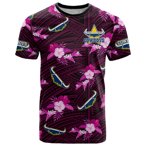 custom-text-and-number-cowboys-rugby-t-shirt-polynesian-tribal-mix-tropical-hawaiian-pink-style