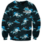 custom-text-and-number-sharks-rugby-sweatshirt-polynesian-tribal-mix-tropical-hawaiian-style