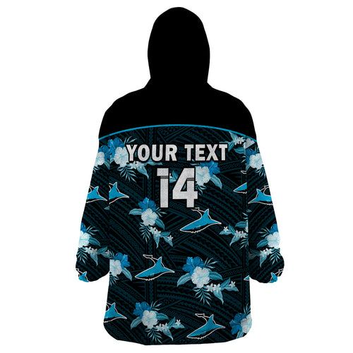 custom-text-and-number-sharks-rugby-wearable-blanket-hoodie-polynesian-tribal-mix-tropical-hawaiian-style