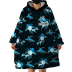 custom-text-and-number-sharks-rugby-wearable-blanket-hoodie-polynesian-tribal-mix-tropical-hawaiian-style