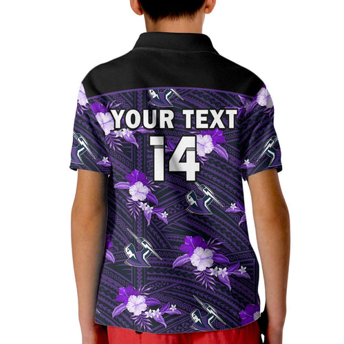 custom-text-and-number-storm-rugby-kid-polo-shirt-polynesian-tribal-mix-tropical-hawaiian-style