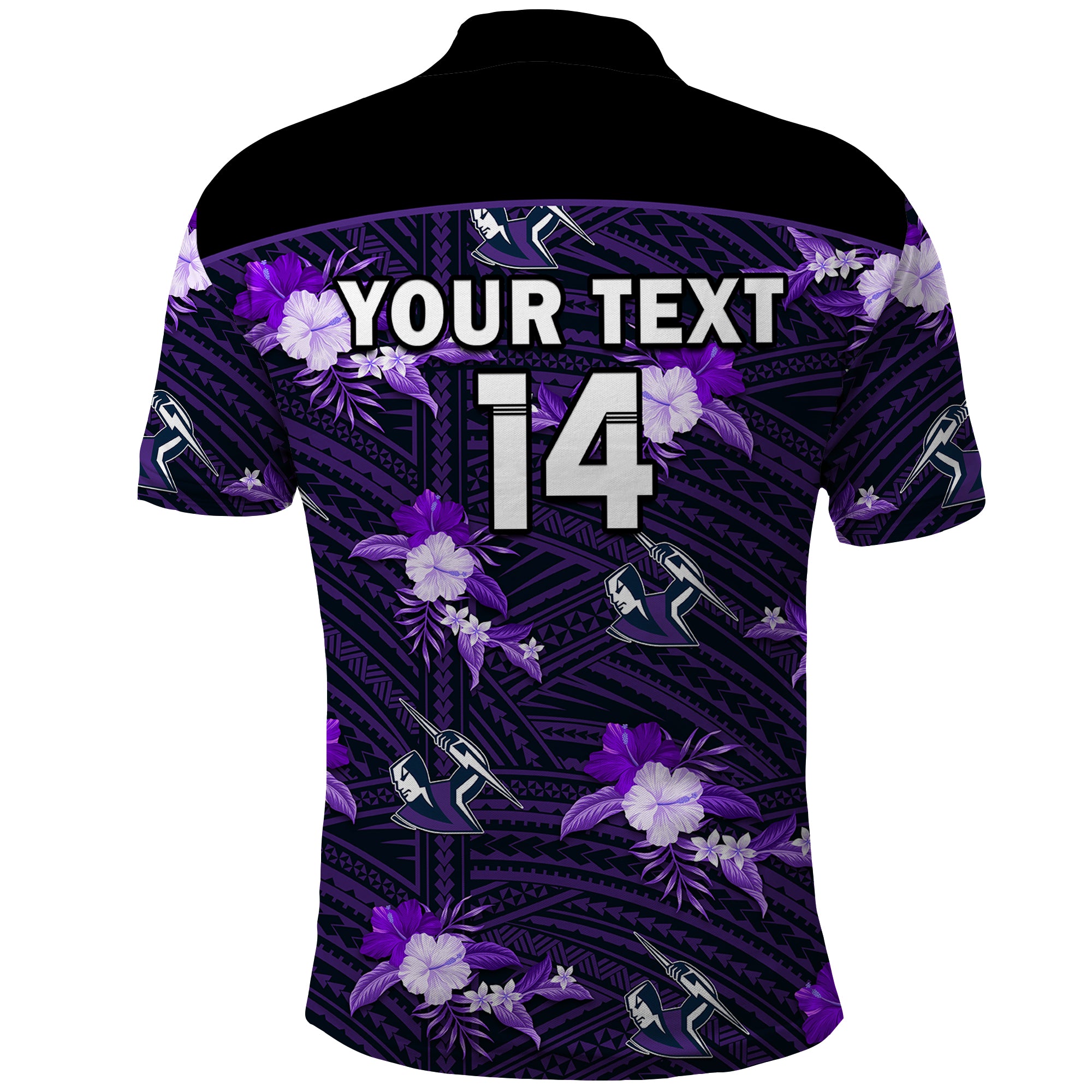 custom-text-and-number-storm-rugby-polo-shirt-polynesian-tribal-mix-tropical-hawaiian-style