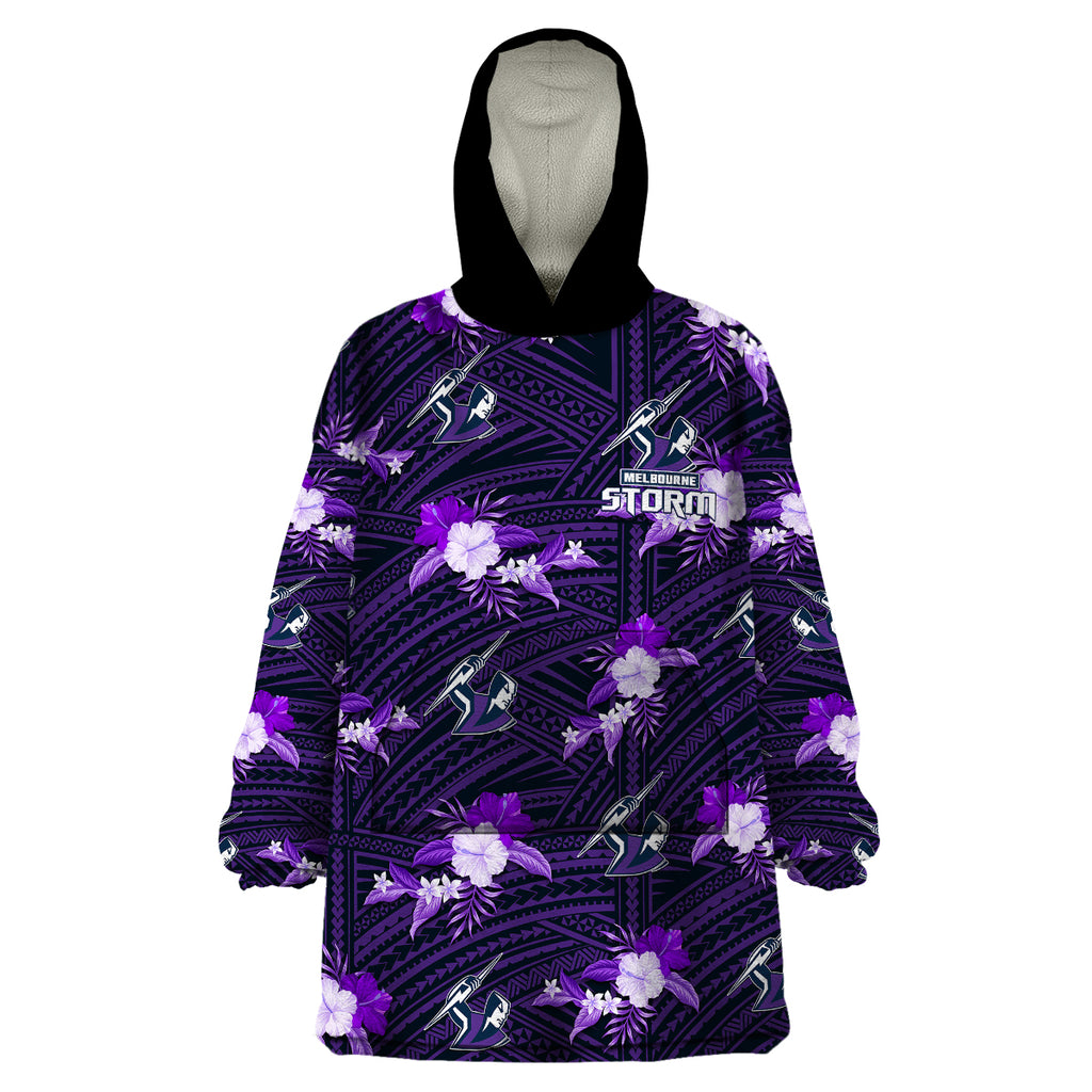 custom-text-and-number-storm-rugby-wearable-blanket-hoodie-polynesian-tribal-mix-tropical-hawaiian-style