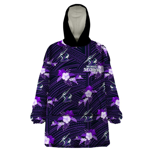 custom-text-and-number-storm-rugby-wearable-blanket-hoodie-polynesian-tribal-mix-tropical-hawaiian-style