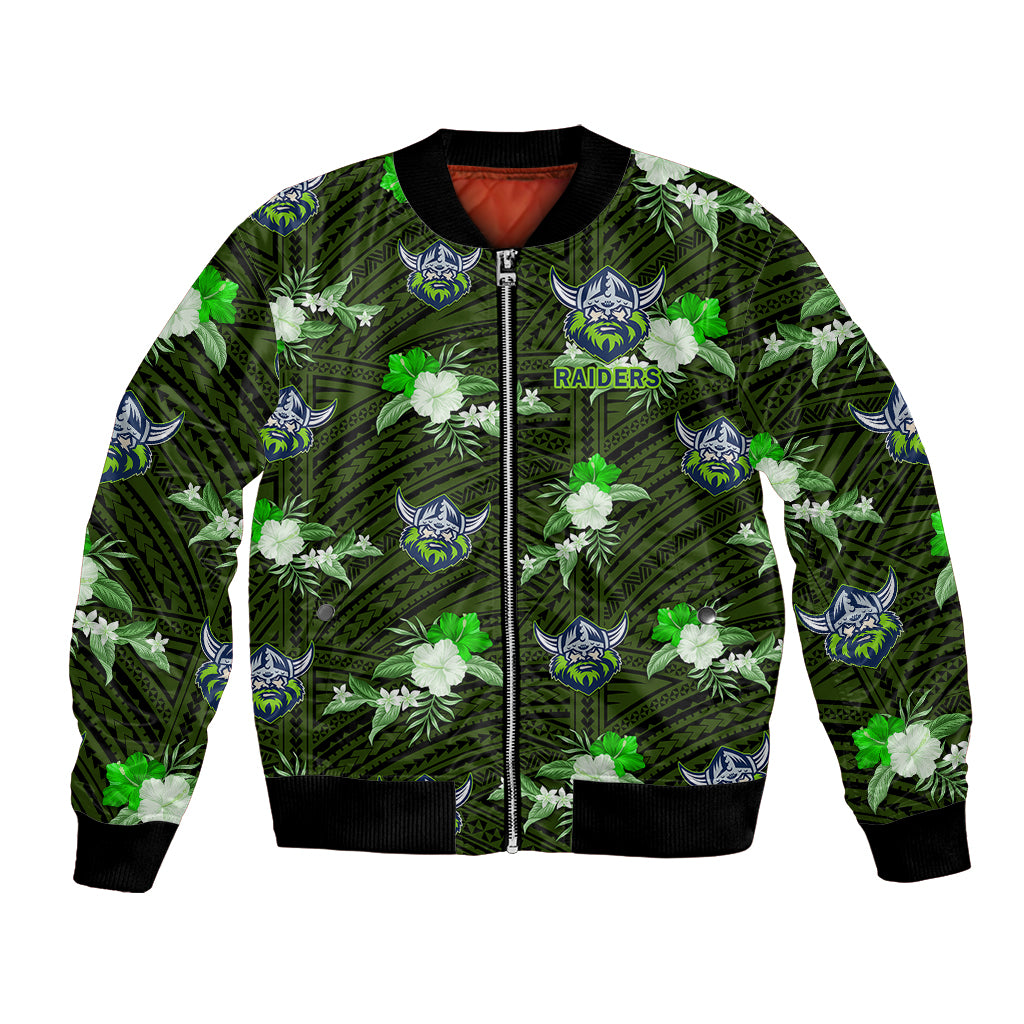 custom-text-and-number-raiders-rugby-bomber-jacket-polynesian-tribal-mix-tropical-hawaiian-style