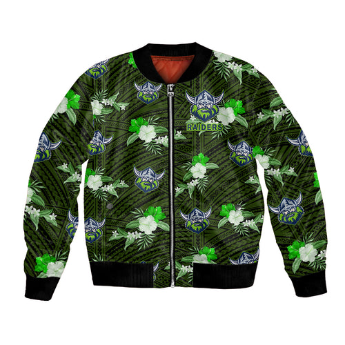custom-text-and-number-raiders-rugby-bomber-jacket-polynesian-tribal-mix-tropical-hawaiian-style