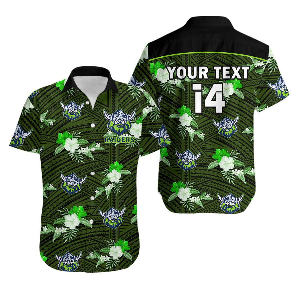 custom-text-and-number-raiders-rugby-hawaiian-shirt-polynesian-tribal-mix-tropical-hawaiian-style