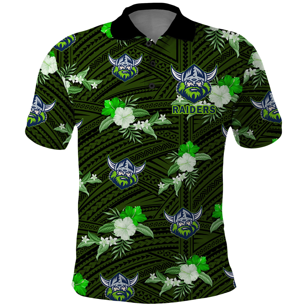 custom-text-and-number-raiders-rugby-polo-shirt-polynesian-tribal-mix-tropical-hawaiian-style