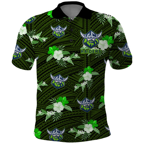 custom-text-and-number-raiders-rugby-polo-shirt-polynesian-tribal-mix-tropical-hawaiian-style