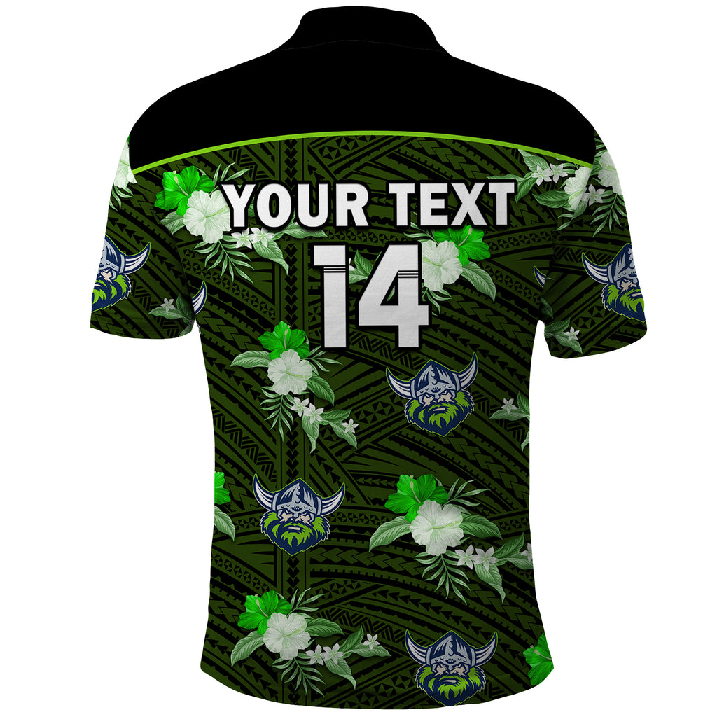 custom-text-and-number-raiders-rugby-polo-shirt-polynesian-tribal-mix-tropical-hawaiian-style