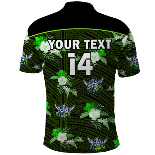 custom-text-and-number-raiders-rugby-polo-shirt-polynesian-tribal-mix-tropical-hawaiian-style