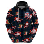 custom-text-and-number-roosters-rugby-hoodie-polynesian-tribal-mix-tropical-hawaiian-style