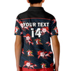 custom-text-and-number-roosters-rugby-kid-polo-shirt-polynesian-tribal-mix-tropical-hawaiian-style