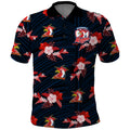custom-text-and-number-roosters-rugby-polo-shirt-polynesian-tribal-mix-tropical-hawaiian-style