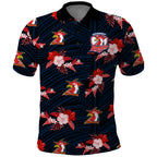 custom-text-and-number-roosters-rugby-polo-shirt-polynesian-tribal-mix-tropical-hawaiian-style