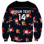 custom-text-and-number-roosters-rugby-sweatshirt-polynesian-tribal-mix-tropical-hawaiian-style