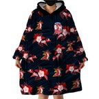 custom-text-and-number-roosters-rugby-wearable-blanket-hoodie-polynesian-tribal-mix-tropical-hawaiian-style