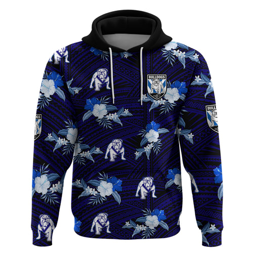 custom-text-and-number-bulldogs-rugby-hoodie-polynesian-tribal-mix-tropical-hawaiian-style