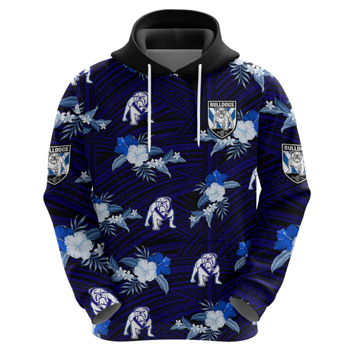 custom-text-and-number-bulldogs-rugby-hoodie-polynesian-tribal-mix-tropical-hawaiian-style